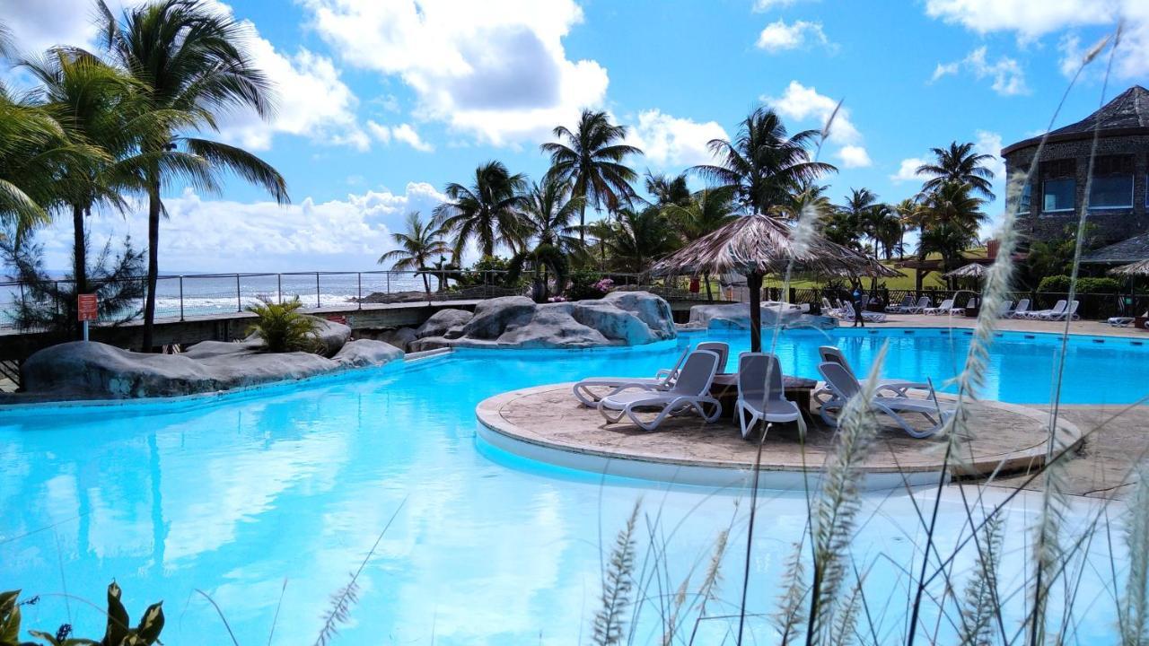 Studio Avec Grande Piscine, Plage Cannelle Caraibes 생프랑수아 외부 사진